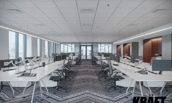 Proper office lighting = efficient work of staff