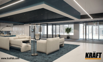 Zoning the room using various types of suspended ceilings (+ 8 photos)