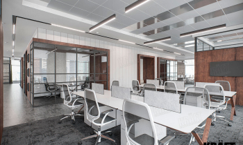 Features of ceilings with metal plates and open sell seilings &quot;shutters&quot; (+9 photo)
