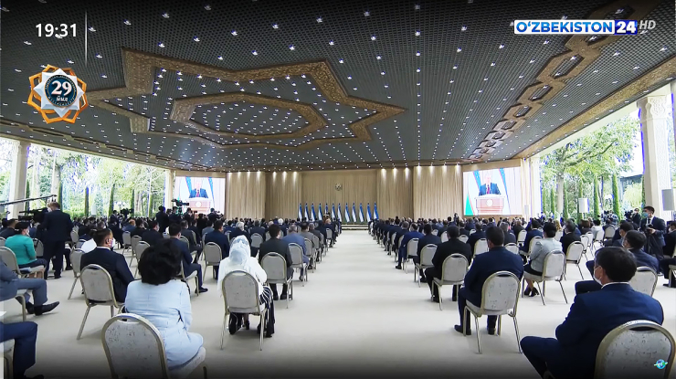 Open cell seillings KRAFT at the Koʼksaroy residence of the President of the Republic of Uzbekistan