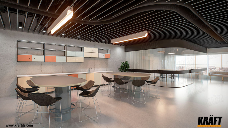 Smoothing the corners: how to achieve smooth shapes of the screen false ceiling (+ 10 photos)