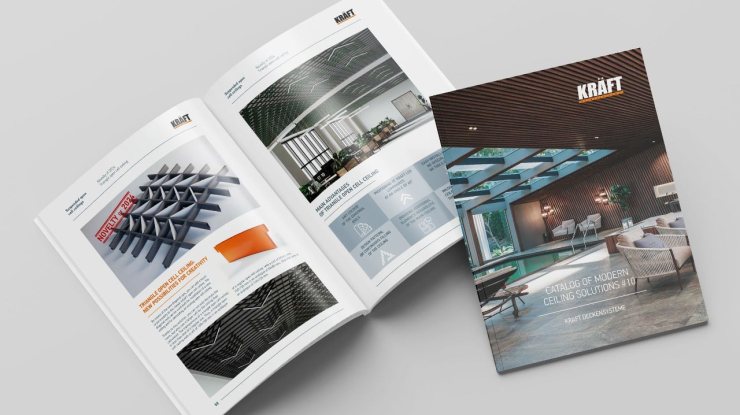 The new KRAFT catalog of suspended ceilings is now available on our website