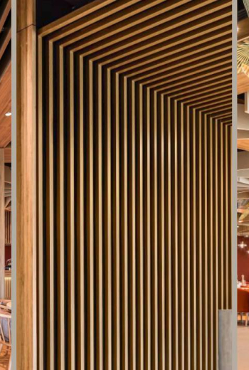 Slats as an Accent: A Modern Interior with Meaning