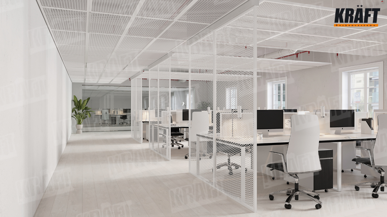 Світильники KRAFT Led, інтегровані в підвісні стелі