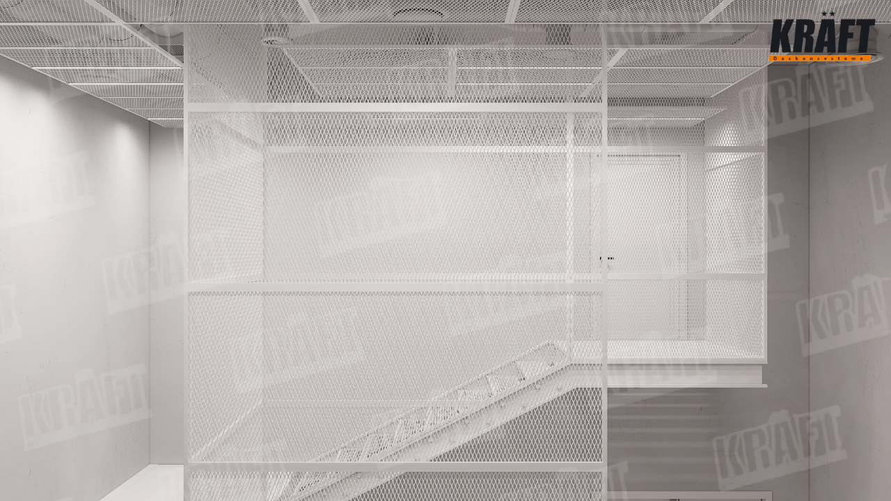 Світильники KRAFT Led, інтегровані в підвісні стелі