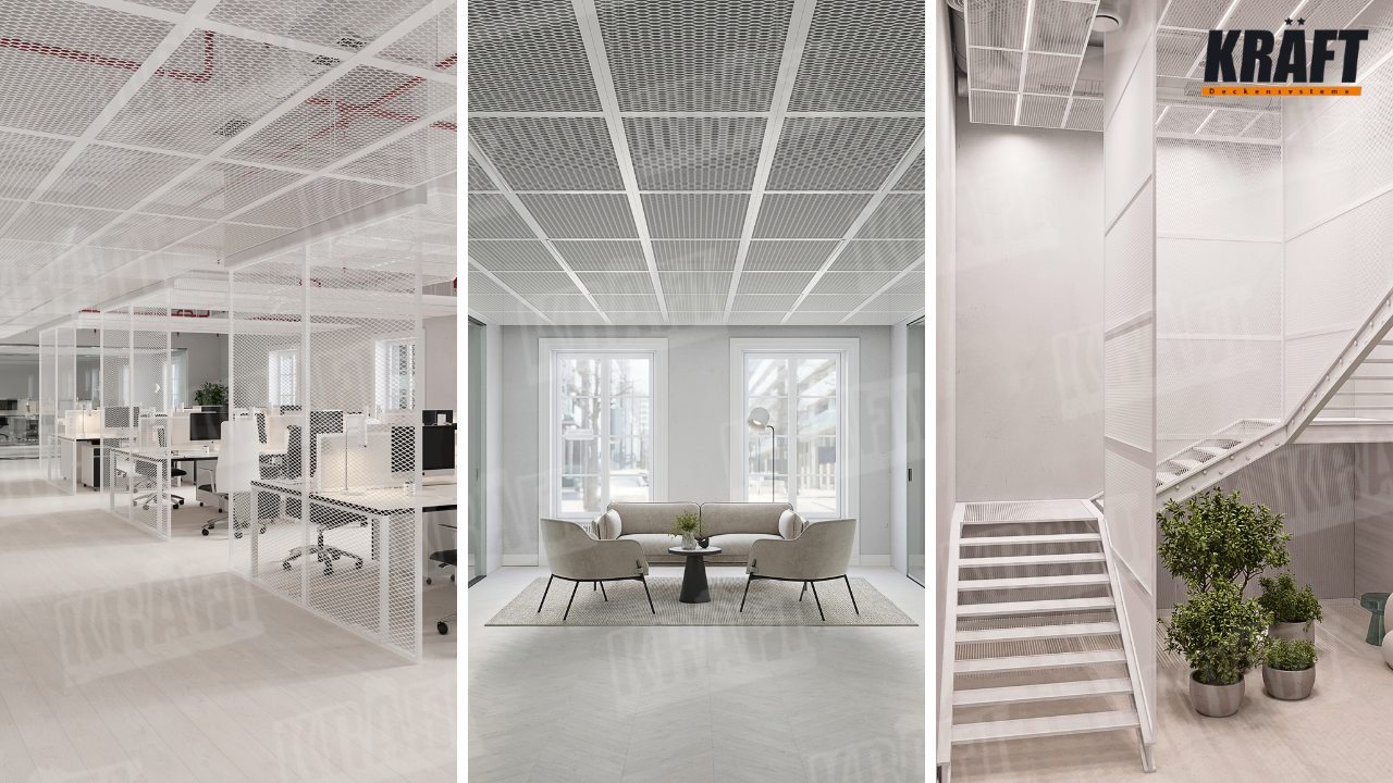 Світильники KRAFT Led, інтегровані в підвісні стелі