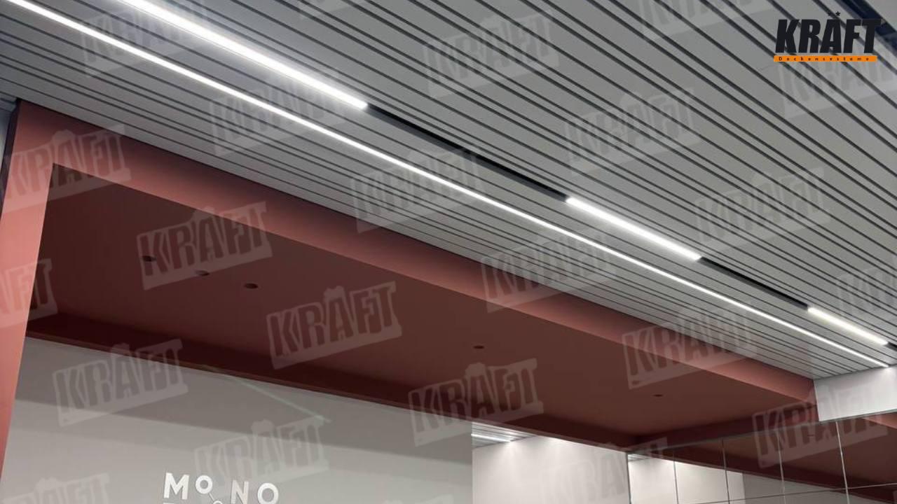 Світильники KRAFT Led, інтегровані в підвісні стелі